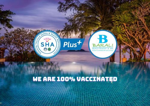 Certifikát, hodnocení, plakát nebo jiný dokument vystavený v ubytování Barali Beach Resort Koh Chang