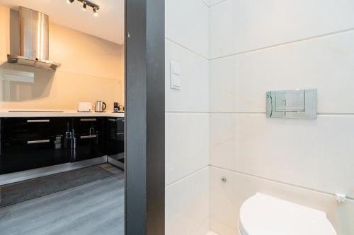 Et badeværelse på Estoril Charming Apartment