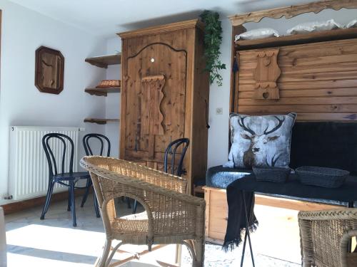 Zona d'estar a Chalet Saint-Chaffrey