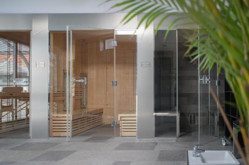 Koupelna v ubytování Vakantiepark de Luttenberg