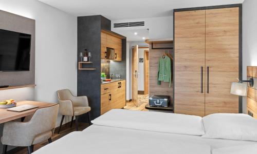 Hotel Seeblickにあるベッド