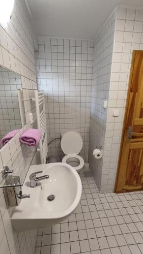 Koupelna v ubytování Penzion apartmány Aninka