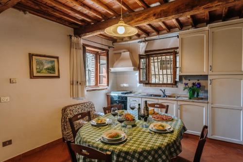 Χώρος καθιστικού στο Borgo Villa a Sesta