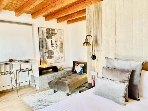 Posteľ alebo postele v izbe v ubytovaní Canaryislandshost l The Sky Suites