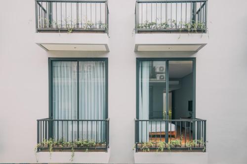 Parveke tai terassi majoituspaikassa Bestah Coliving