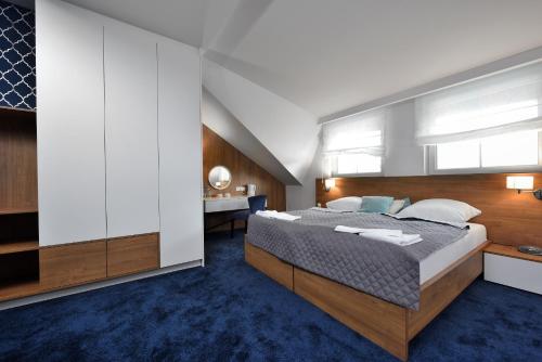 Hotel AGATにあるベッド