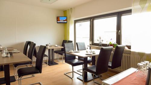 Khu vực ghế ngồi tại Hotel Fränkischer Hof