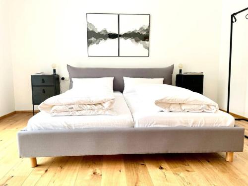 Posteľ alebo postele v izbe v ubytovaní NEW! Design Apartment w mountain views & 10 mins from Sölden