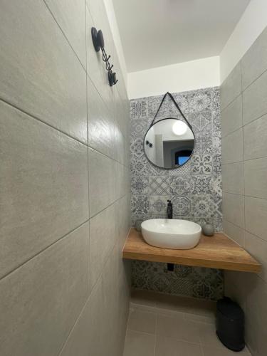 Ett badrum på Casa Santini
