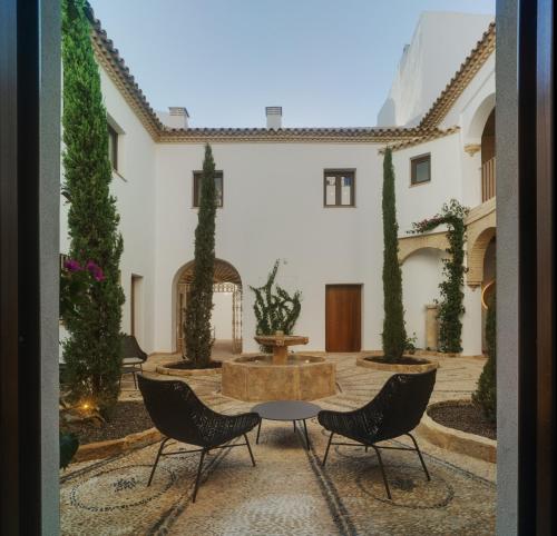 Χώρος καθιστικού στο Apartamentos Los Patios del Pañuelo