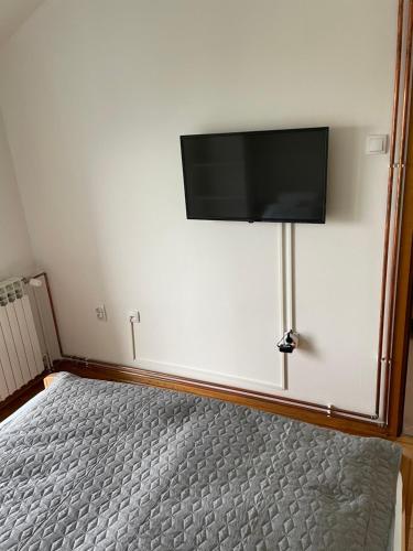TV a/nebo společenská místnost v ubytování Lara