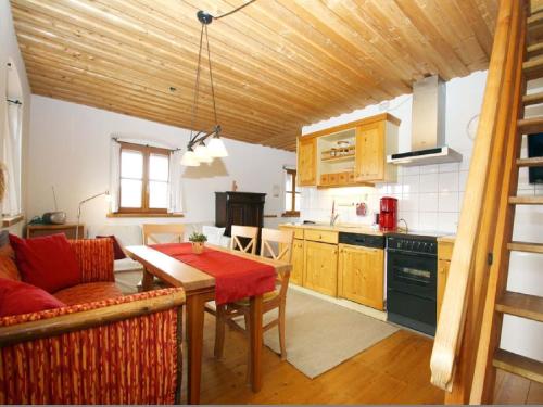 Kuchyň nebo kuchyňský kout v ubytování Kirmeier Hof