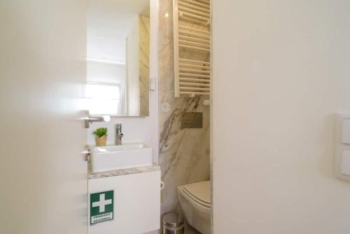 Vonios kambarys apgyvendinimo įstaigoje InvictaViews Loft