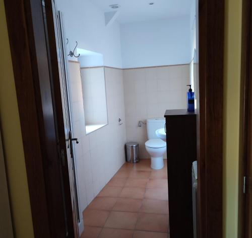 Koupelna v ubytování Albergue rural l'Almada de Yebra