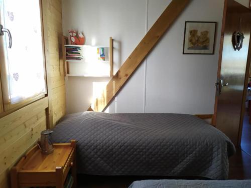 Postel nebo postele na pokoji v ubytování Chalet du Spièmont