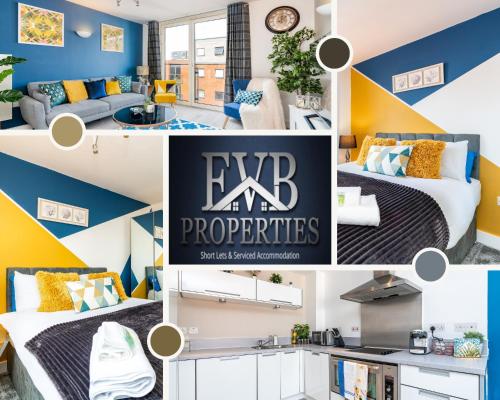 Stunning Central 2 Bedroom Apartment by EVB Properties Short Lets & Serviced Accommodation Southampt
