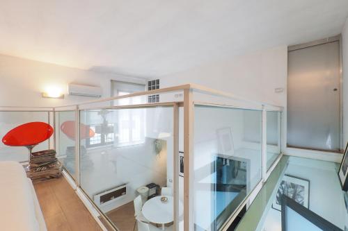 TV a/nebo společenská místnost v ubytování PrimoPiano - XXII Marzo