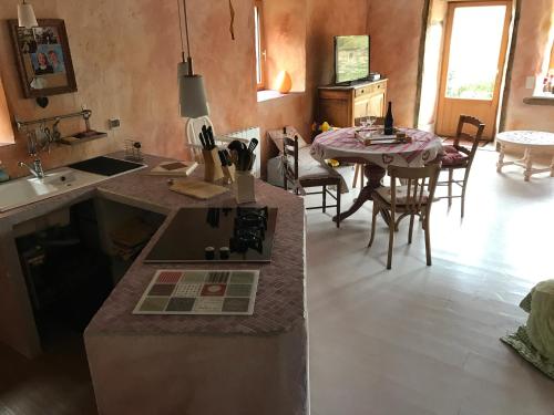 Restoran atau tempat lain untuk makan di Cottage panoramique