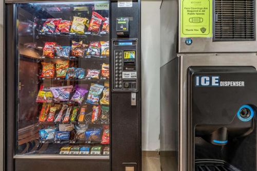 a vending machine filled with lots of chips at Comfort Inn & Suites Cincinnati Uptown Clifton in Cincinnati