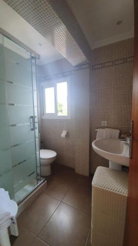 Koupelna v ubytování Hostal Roberto