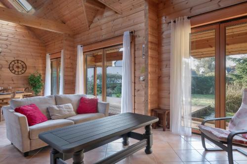 Séjour cosy, maison en bois pour 8