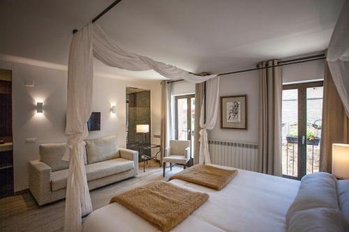 Posteľ alebo postele v izbe v ubytovaní Hotel Pura Vida