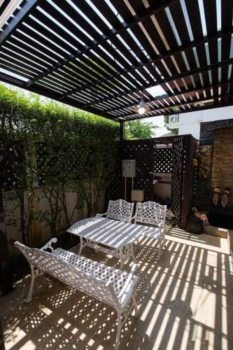 Αίθριο ή υπαίθριος χώρος στο Private Pool Villa Beach WashMachine @Rayong會說中文