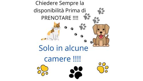 una foto de dos perros y sus huellas en Terra Ciociara B&B, en Frosinone