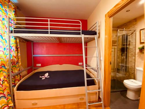 Koupelna v ubytování Apartamentos Bluettravel Snow Confort Monte Gorbea