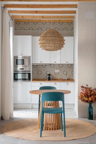 Dapur atau dapur kecil di Lukanda Luxury