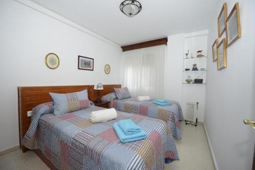 Posteľ alebo postele v izbe v ubytovaní CASA PALACIO LAS PALOMAS