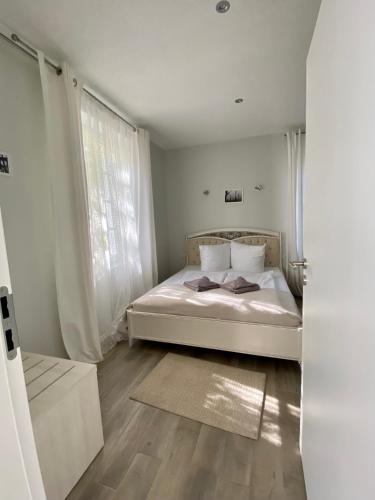 Postel nebo postele na pokoji v ubytování Villa Luttwitz