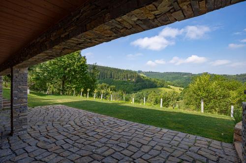 Naturlandschaft in der Nähe des Chalets