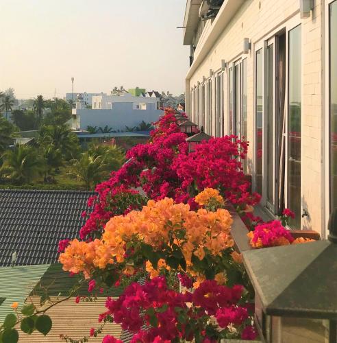 Balkón nebo terasa v ubytování Anh Dao Mekong 2 Hotel