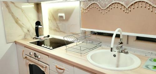 Bilik mandi di Lux Apartment ll Prijedor