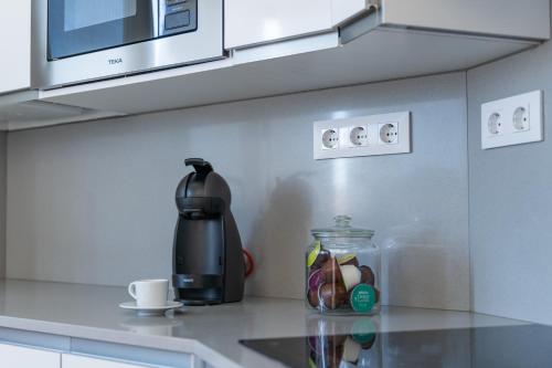 Dapur atau dapur kecil di Chada Morro Jable