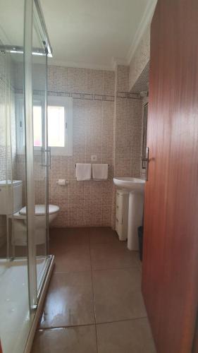 Koupelna v ubytování Hostal Roberto