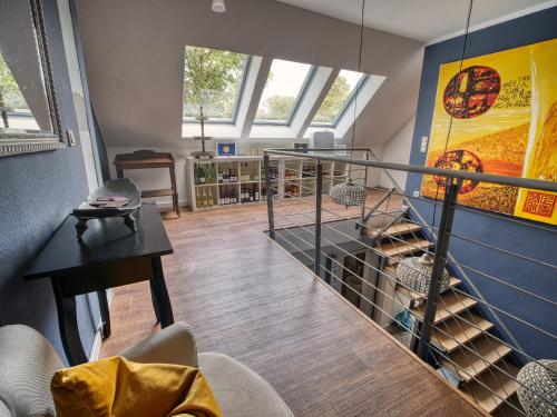 Χώρος καθιστικού στο Three B's Bed and Breakfast