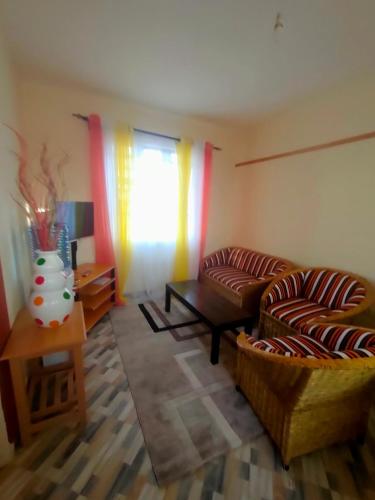 Posezení v ubytování Amber Apartments G2 Kitengela