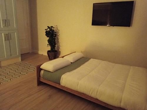 Postel nebo postele na pokoji v ubytování Estudio jacuzzi Luz de Jerez