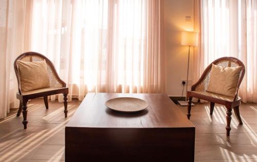 Posezení v ubytování Swarga Villa