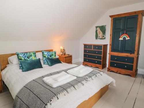 Postel nebo postele na pokoji v ubytování Hornsea Terrace