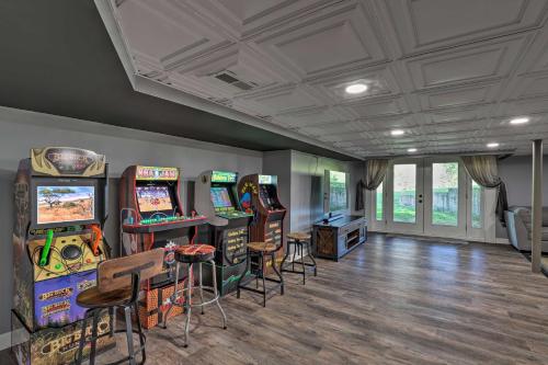 Roomy Burnsville Cabin Game Room and Theater!