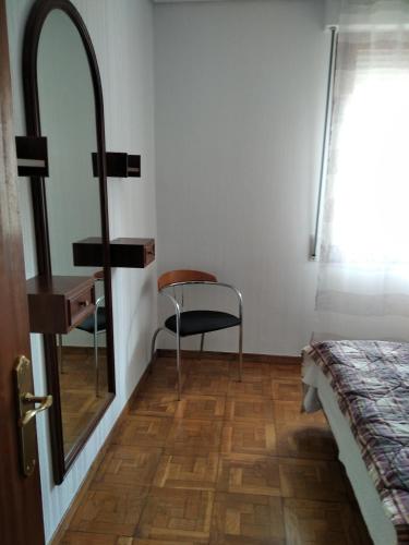 Ένα ή περισσότερα κρεβάτια σε δωμάτιο στο Casa Korrontxas