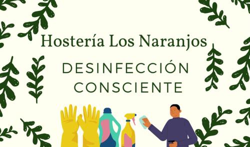 a poster for a hospital los nacionos disaster inspection conference at Hostería Los Naranjos in Potrero de los Funes
