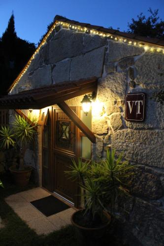 Das Gebäude in dem sich das Ferienhaus befindet