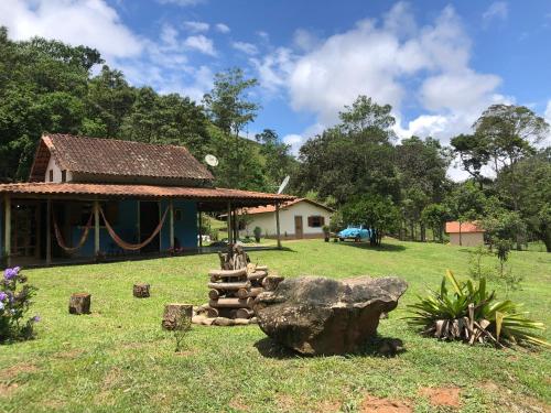 Zahrada ubytování Pousada Camping e Restaurante Vila dos Arcanjos