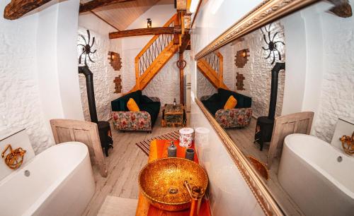 Ένα μπάνιο στο Chalets Dedinky