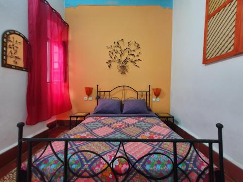 Riad Sidi Magdoulにあるベッド