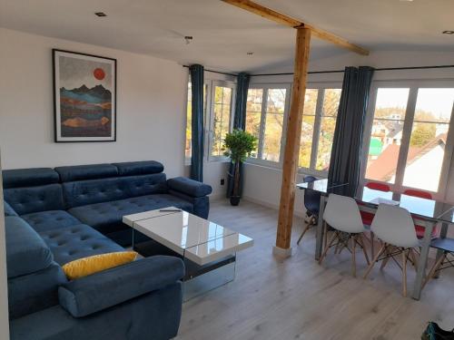 Posezení v ubytování Apartament na zakręcie